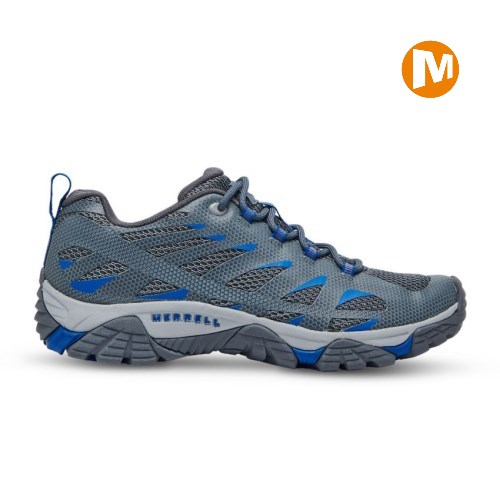Merrell Moab Edge 2 Wanderschuhe Herren Grau/Blau [DE-LUFAX]